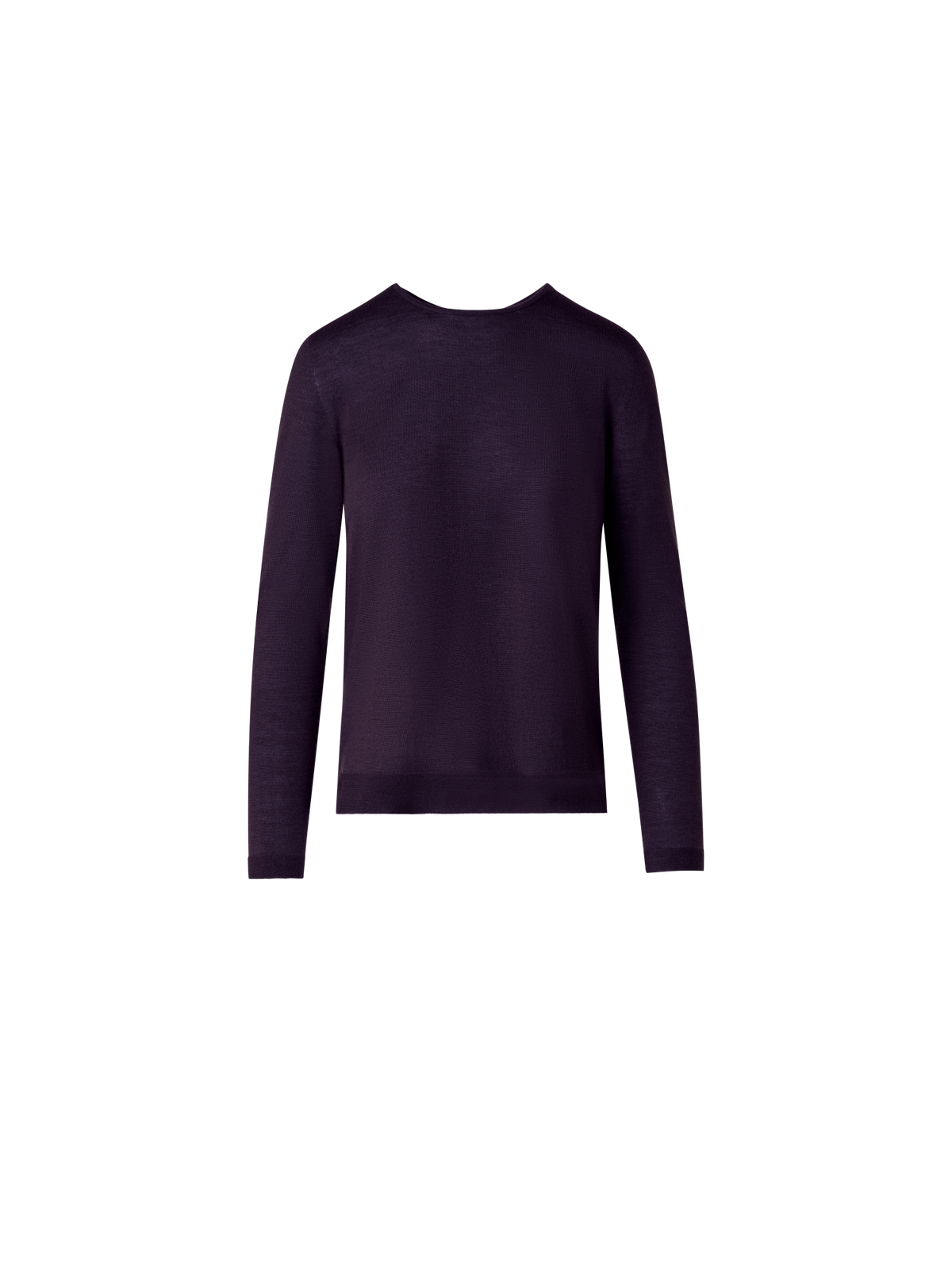 Designer Nahtloser Pullover aus Kaschmir und Seide - Violett