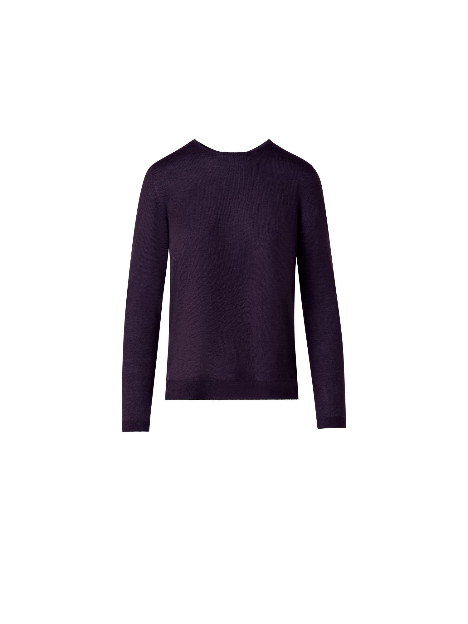 Designer Nahtloser Pullover aus Kaschmir und Seide - Violett