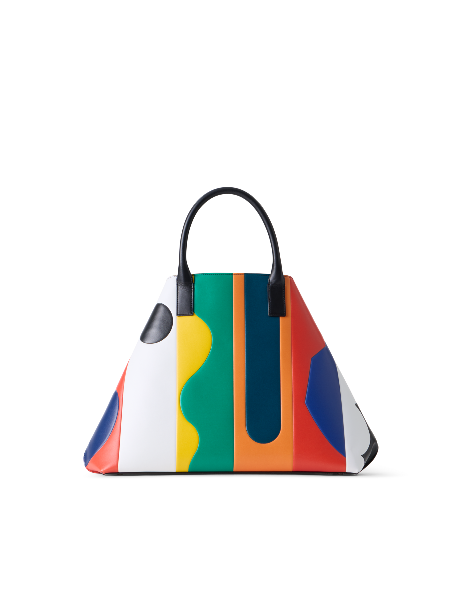 Designer Ai Medium Top Handle Tote Bag - Bunt