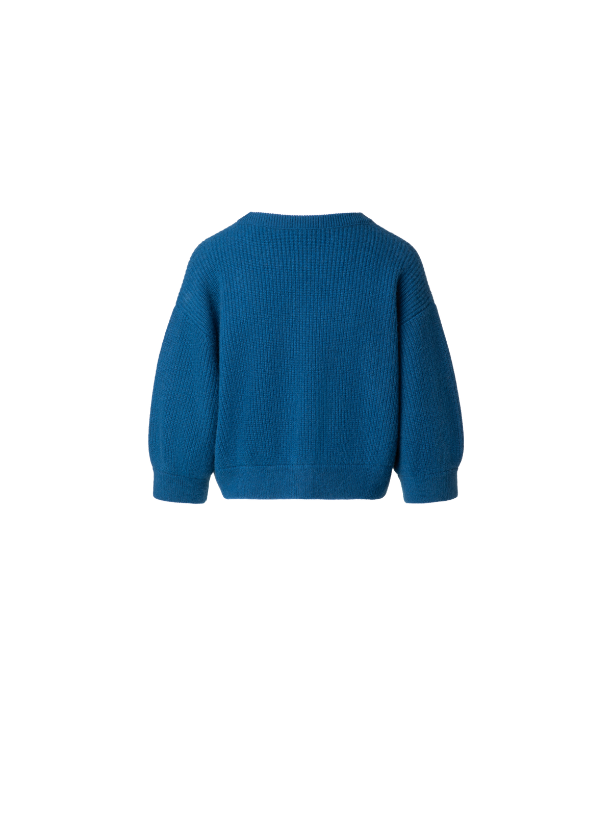 Designer Boxy Kaschmir-Strickpullover - Blau