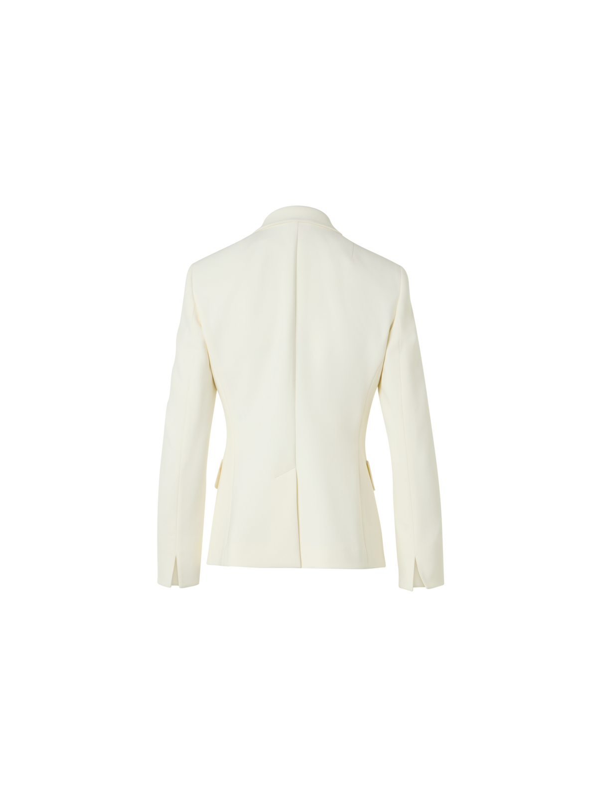 Designer Drei-Knopf-Blazer Crêpe - Ecru