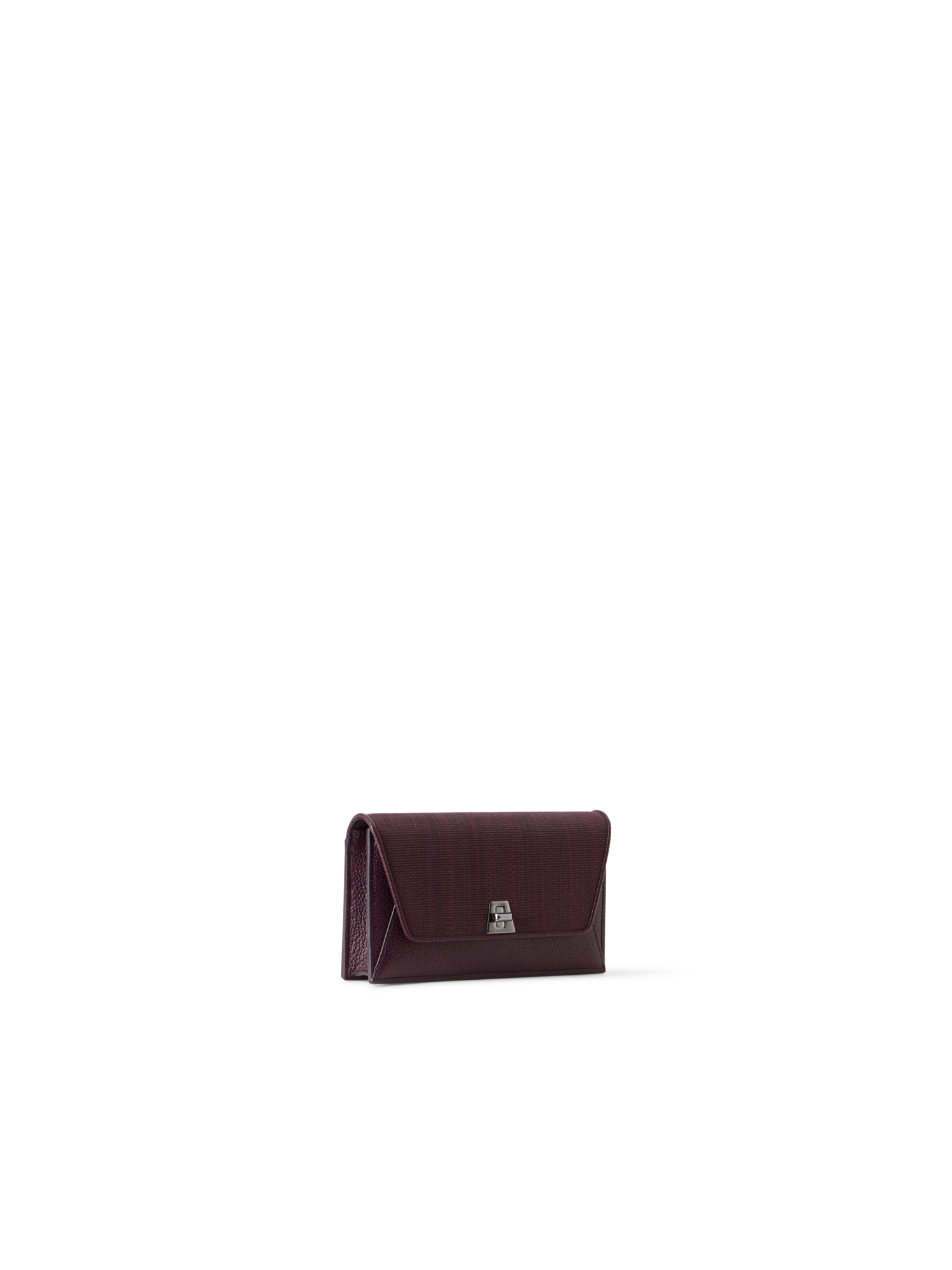 Designer Anouk Envelope Clutch mit Rosshaar-Überschlag - Weinrot