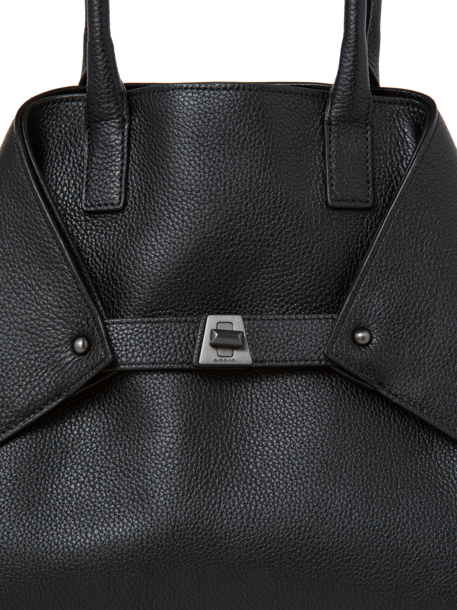Designer Ai Small Top Handle Tote - Schwarz