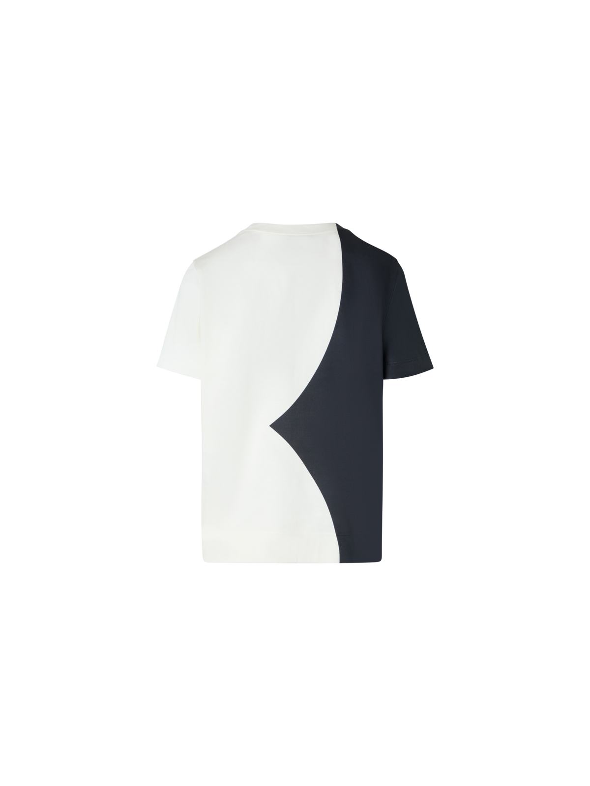 Designer Lässiges Baumwoll-T-Shirt mit Cloud-Druck - Bunt