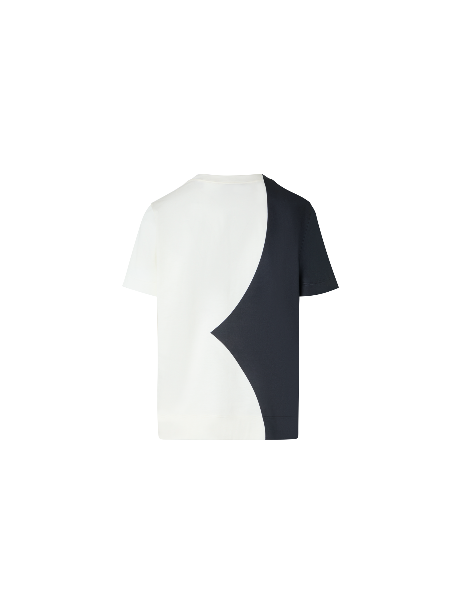 Designer Lässiges Baumwoll-T-Shirt mit Cloud-Druck - Bunt