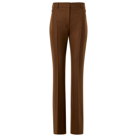 Bootcut-Hose aus Woll-Stretch-Flanell