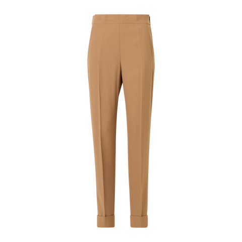 Chris Tapered Hose aus Acetat-Viskose-Krepp