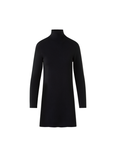 Designer Kaschmir Seide Milano Strick Tunika - Schwarz