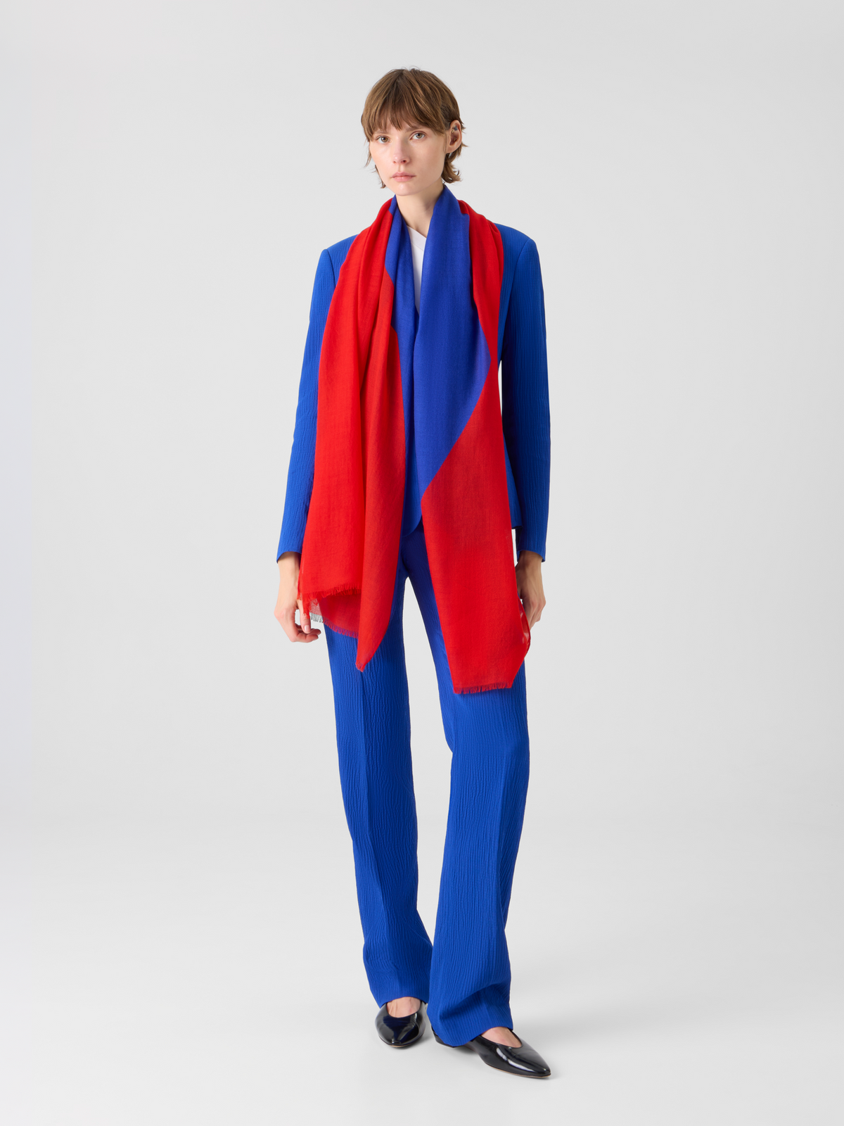 Designer Kaschmirschal mit High-Plains-Druck - Bunt