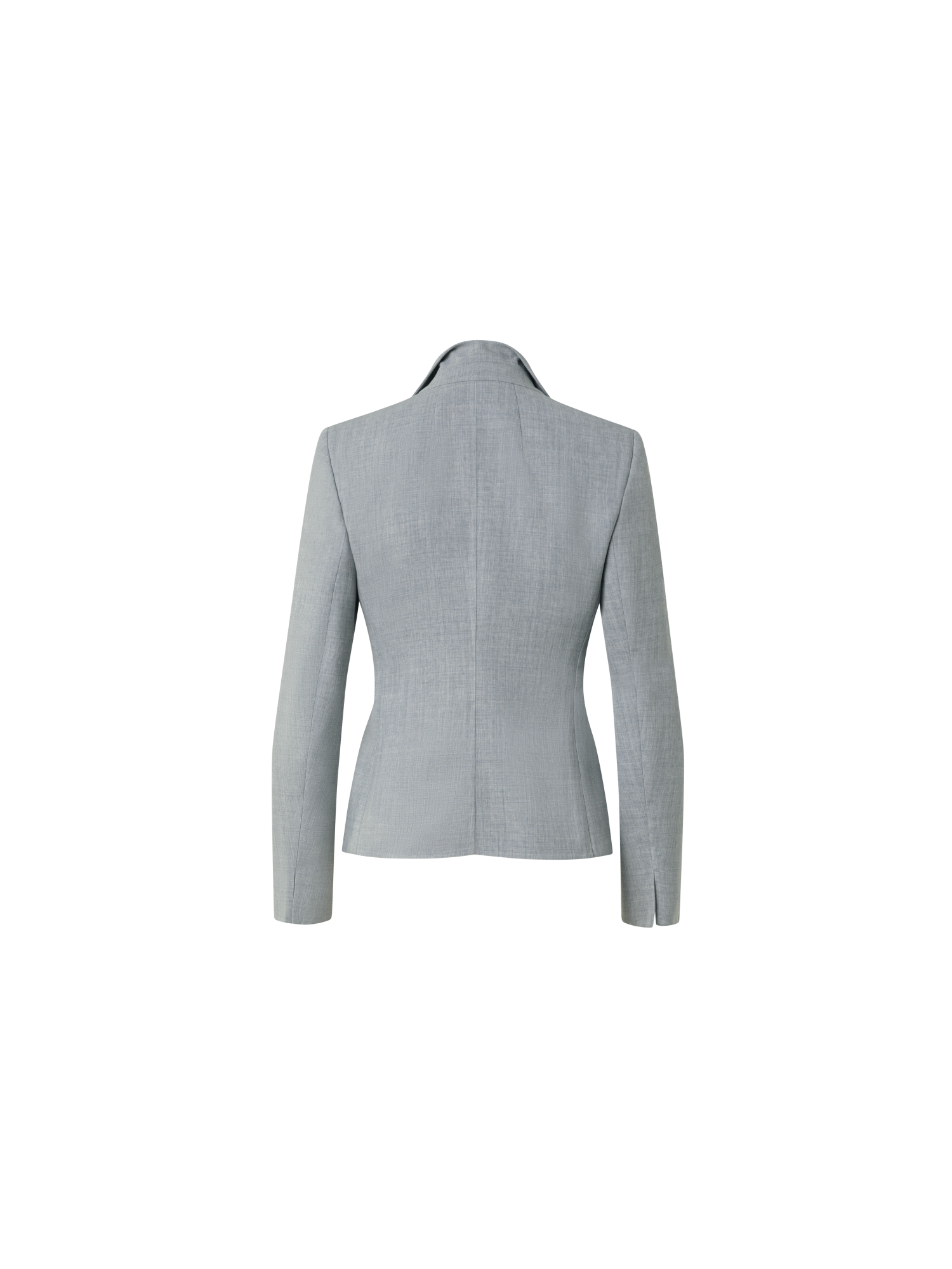 Designer Blazer aus Woll-Doubleface - Grau