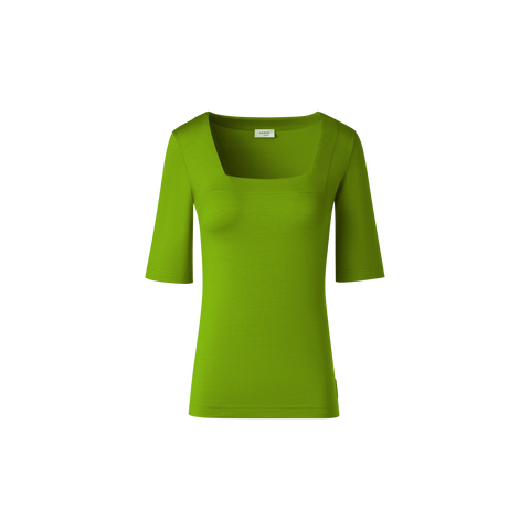 T-Shirt mit quadratischem Ausschnitt