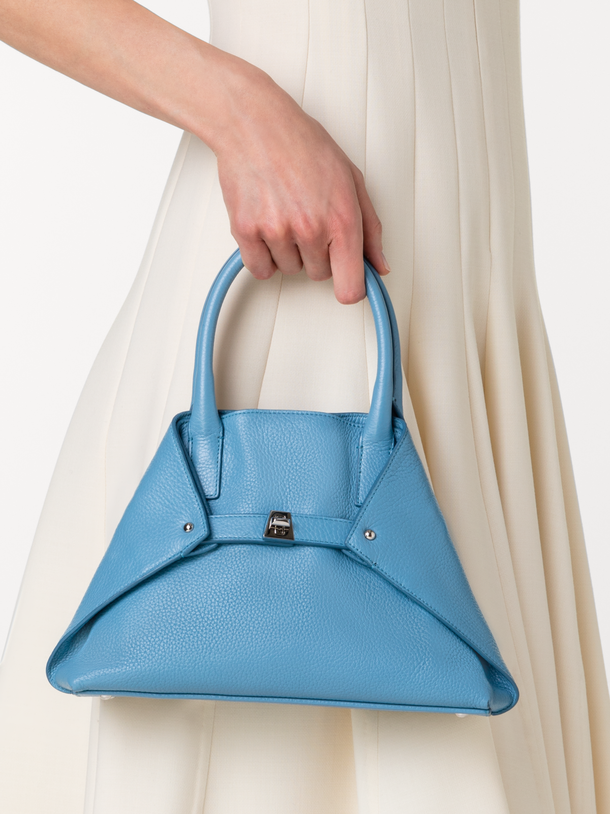 Designer Ai Little Top Handle Tote - Blau #editorial