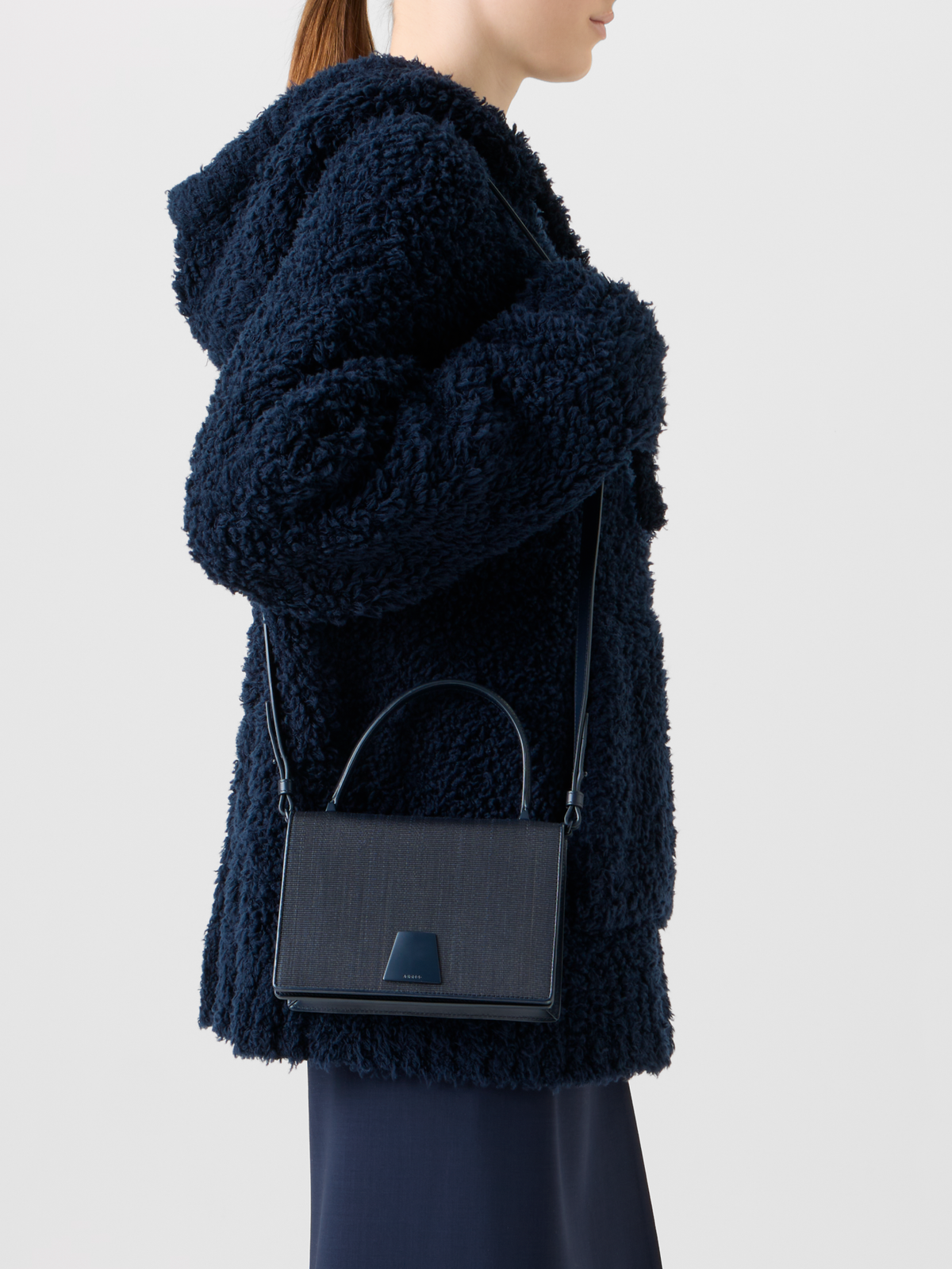 Designer Alice Small Top Handle Tasche - Dunkelblau - Blau #editorial