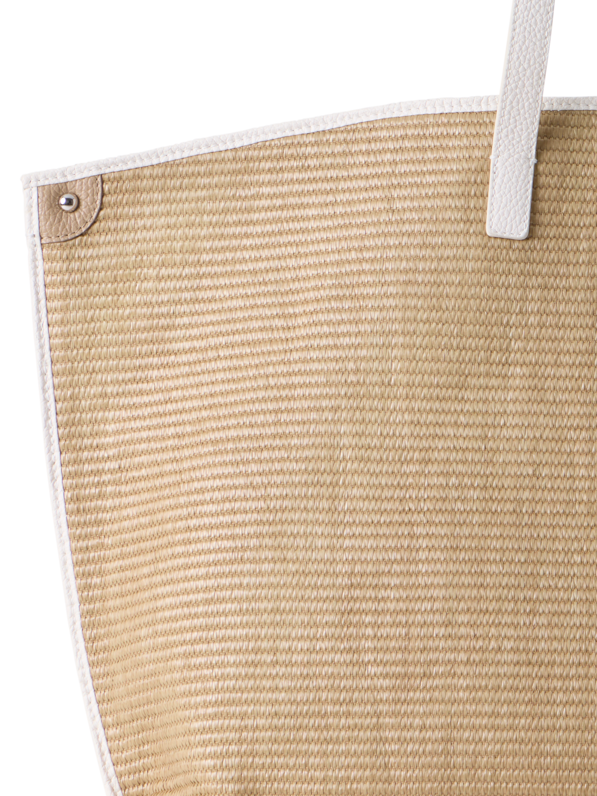 Designer Ai Medium Shoulder Tote Bag - Beige