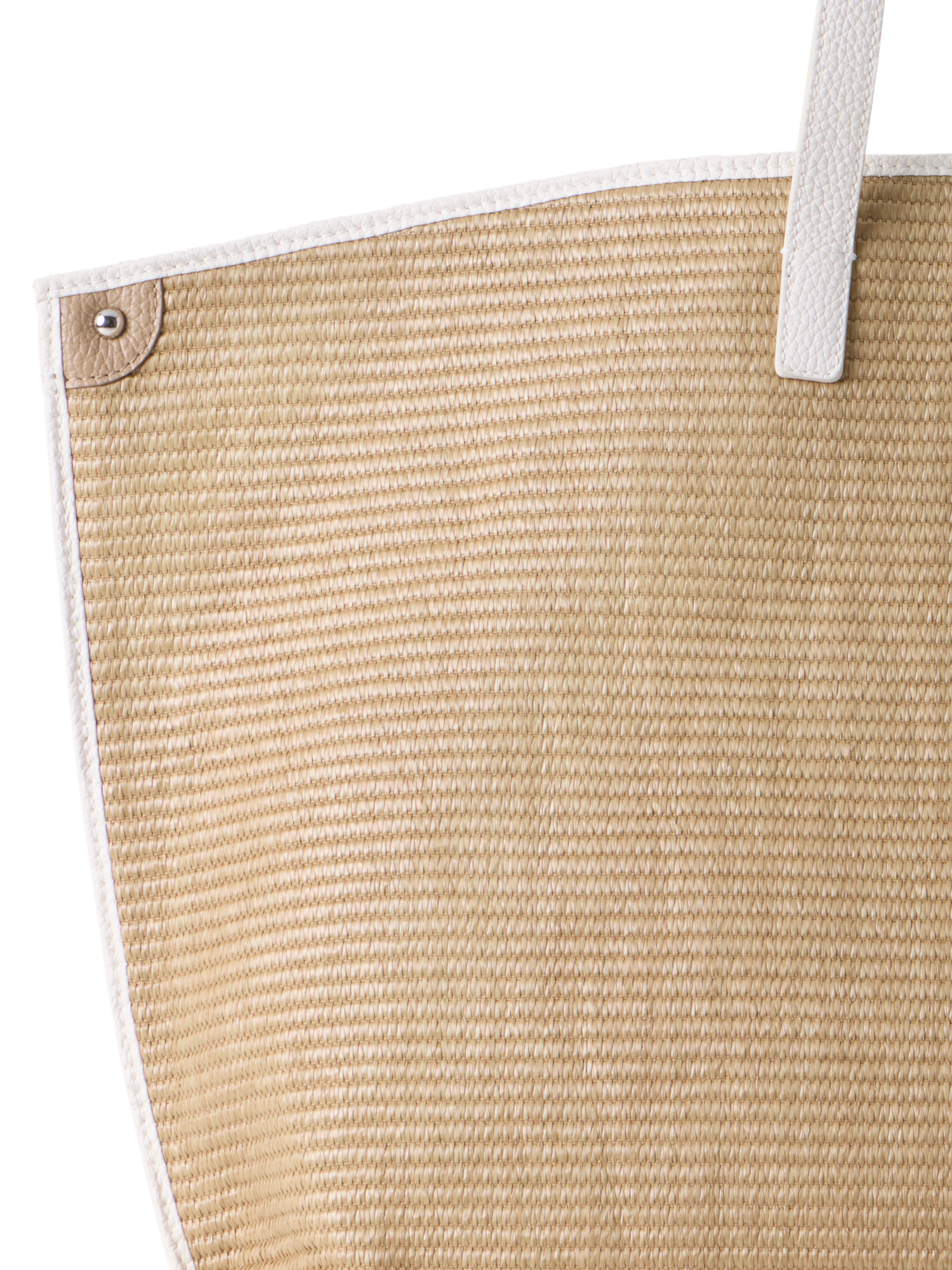 Designer Ai Medium Shoulder Tote Bag - Beige