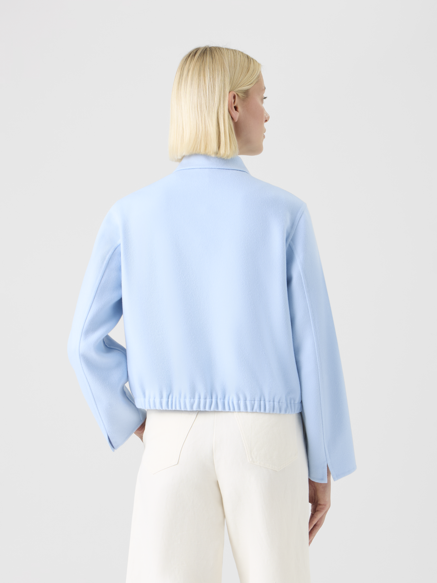 Designer Blouson aus Kaschmir Doubleface 