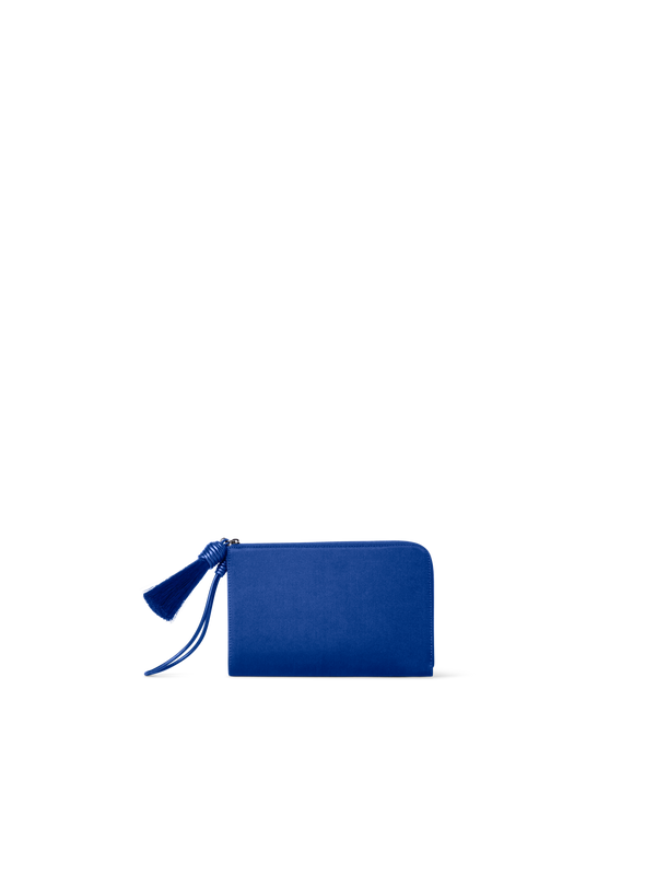 Designer Alexa Tassle Pouch - Blau