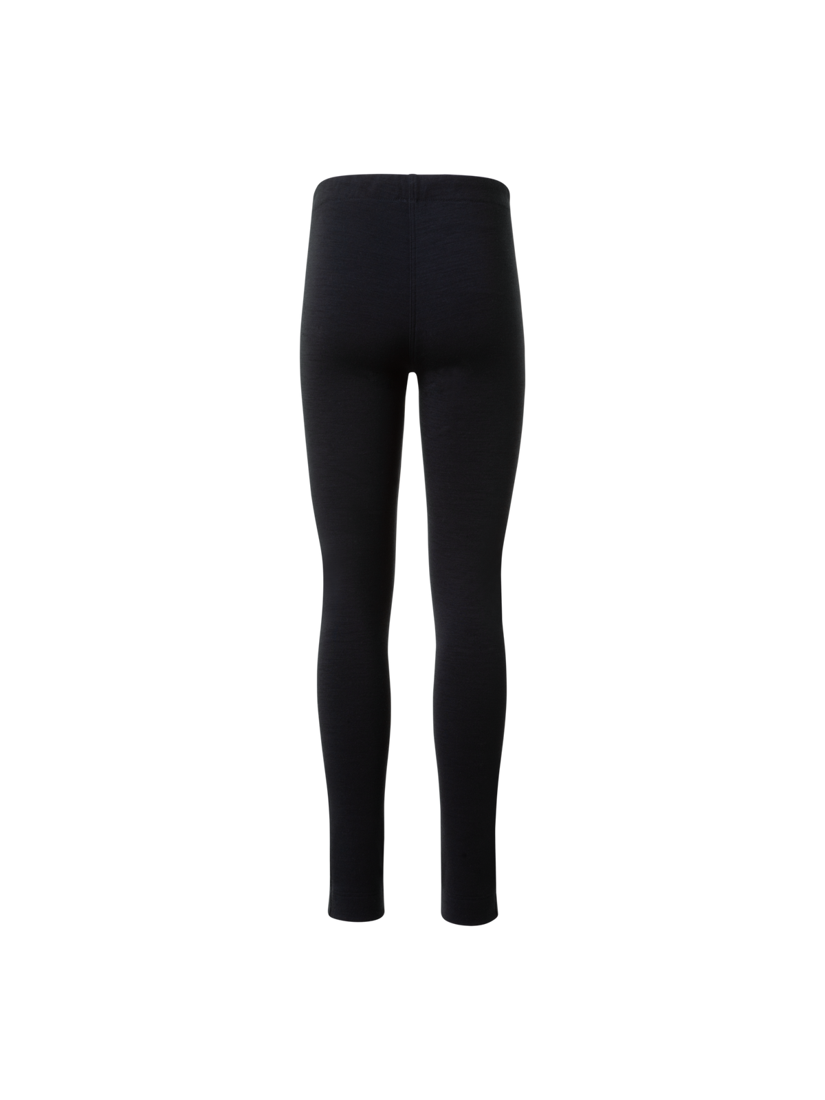 Designer Woll-Baumwoll Scuba Leggings - Schwarz