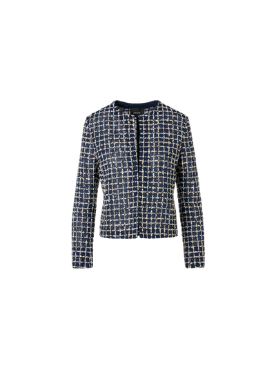 Designer Akio Kurzjacke aus Baumwollmischgewebe - Bunt