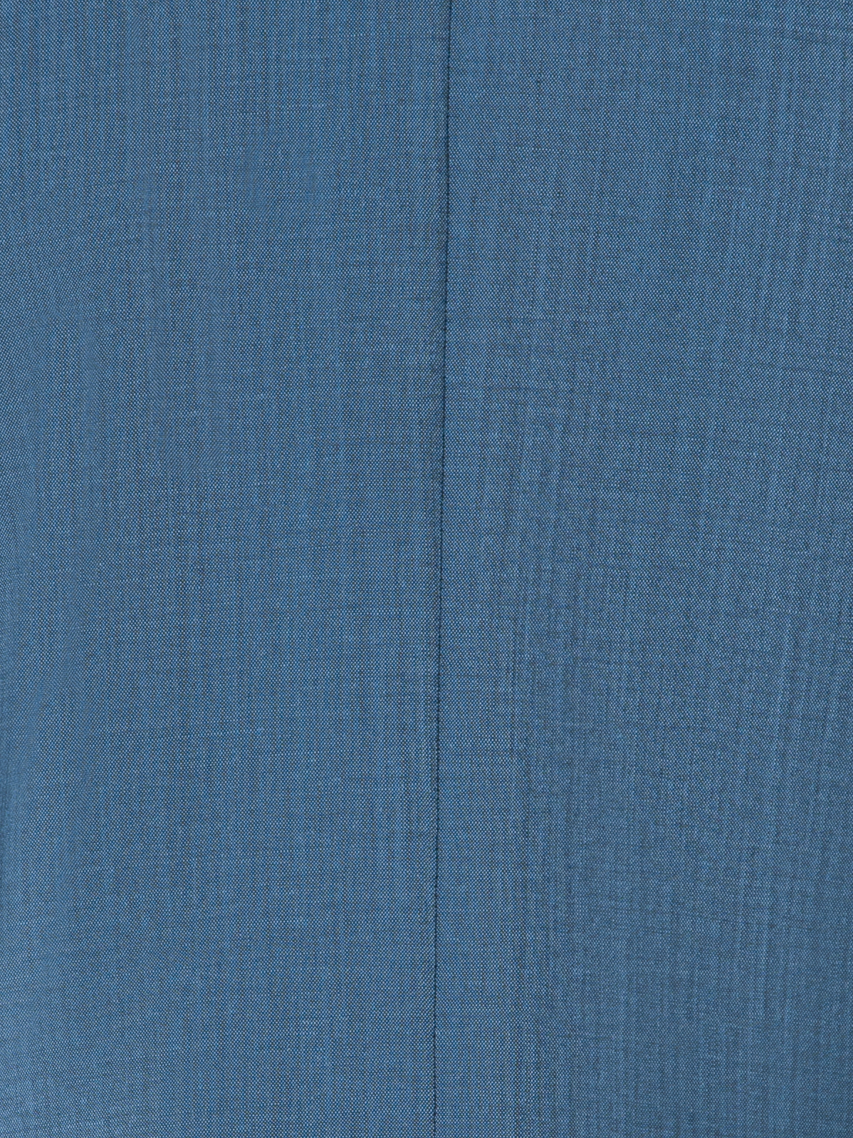 Designer Asymmetrische Bluse aus Cool Wool - Blau