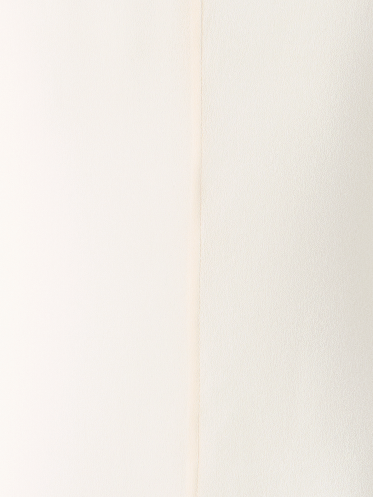 Designer Ärmellose Seidenbluse - Ecru - Weiss