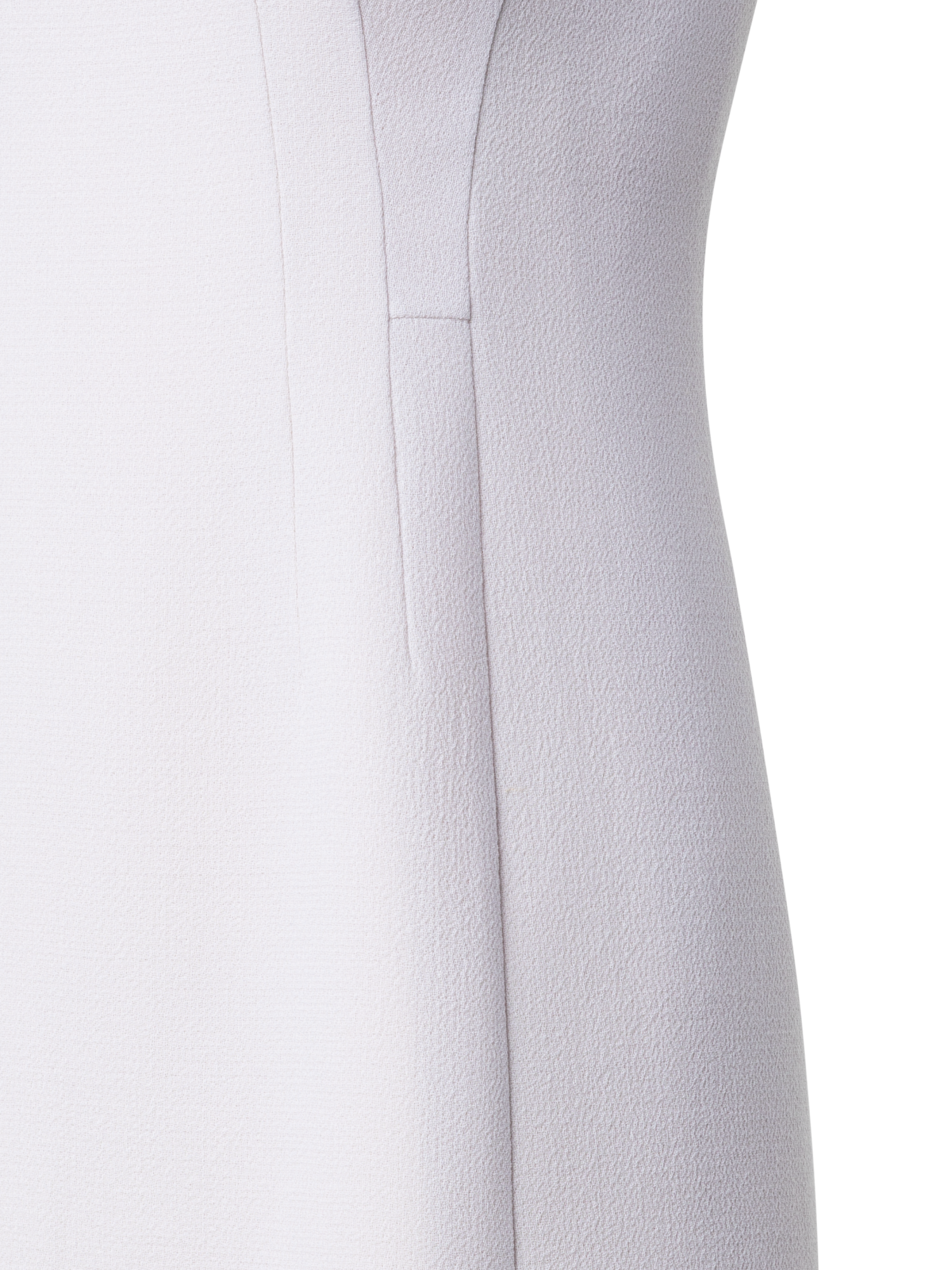 Designer Etuikleid aus Woll-Crêpe-Doubleface - Beige