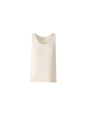 Designer Chunky-Tank-Top - Beige