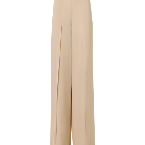 Fellia Weit Ausgestellt Hose aus Seidengeorgette