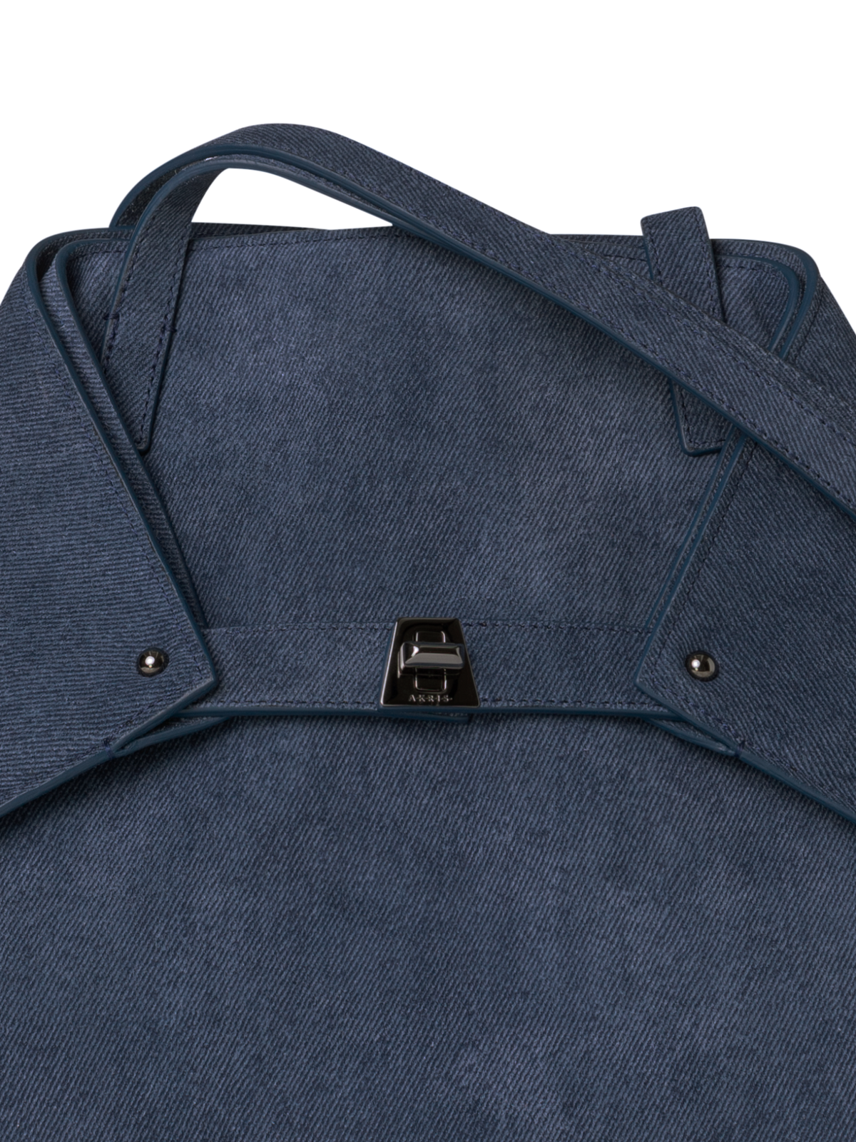 Designer Ai Small Shoulder Tote - Dunkelblau - Blau