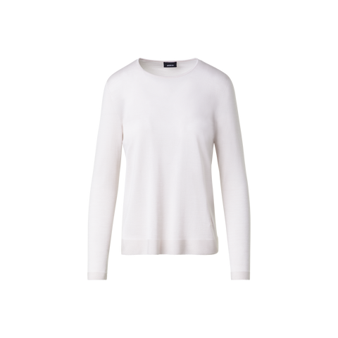 Nahtloser Pullover aus Kaschmir und Seide