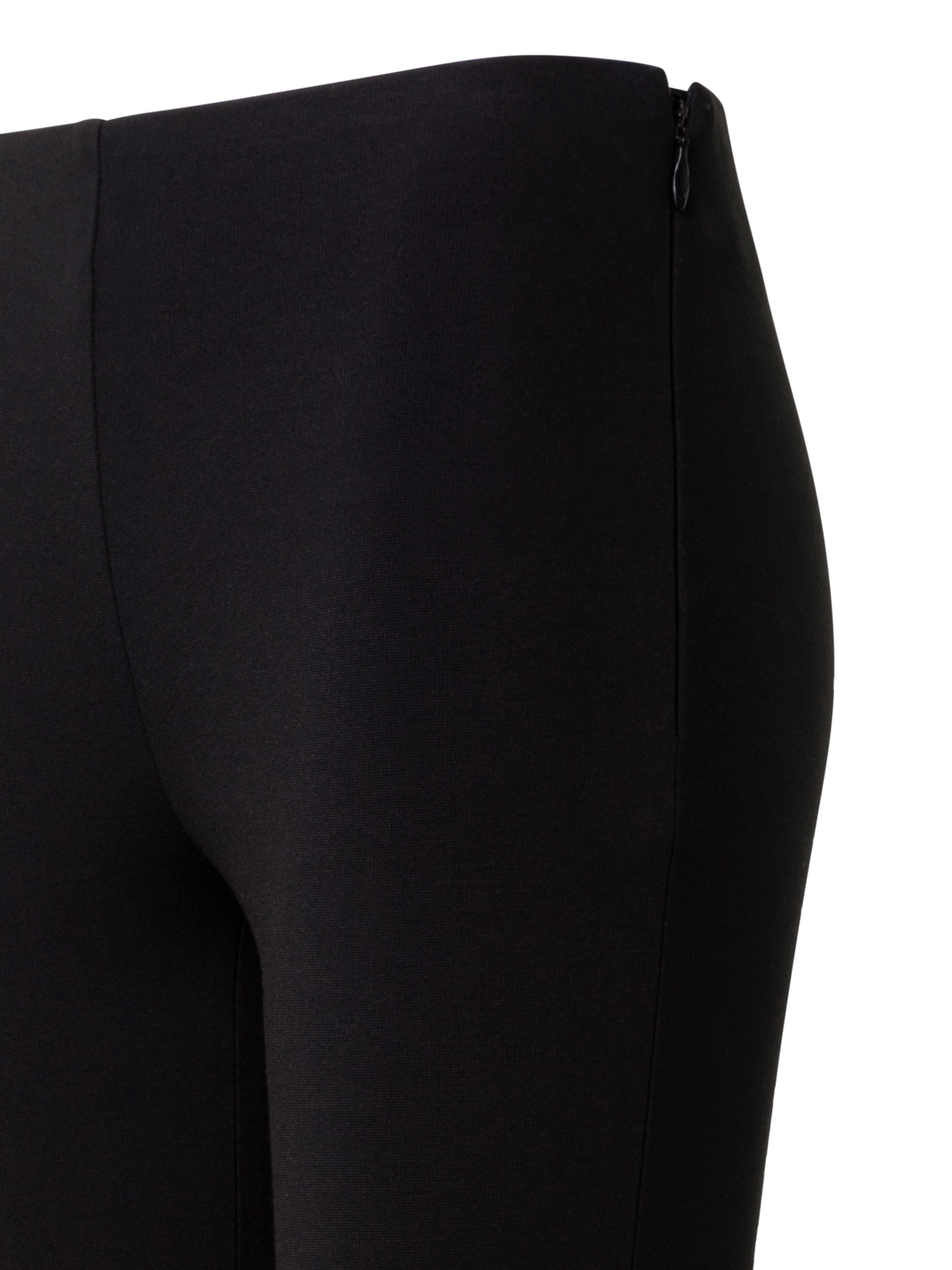 Designer Verkürzte Signature Jersey Schlaghose - Schwarz