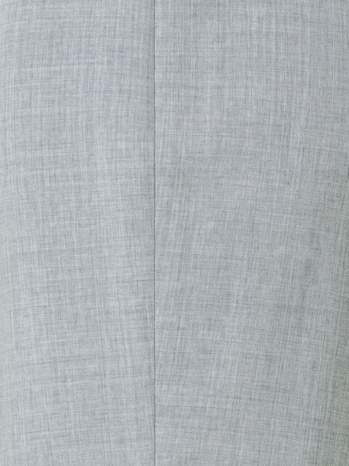 Designer Slim Hose aus Woll-Doubleface - Grau