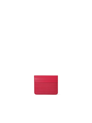 Designer Kartenetui aus Rosshaar und Leder - Rosa