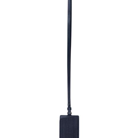 Gepäck-Tag aus Rosshaar und Leder