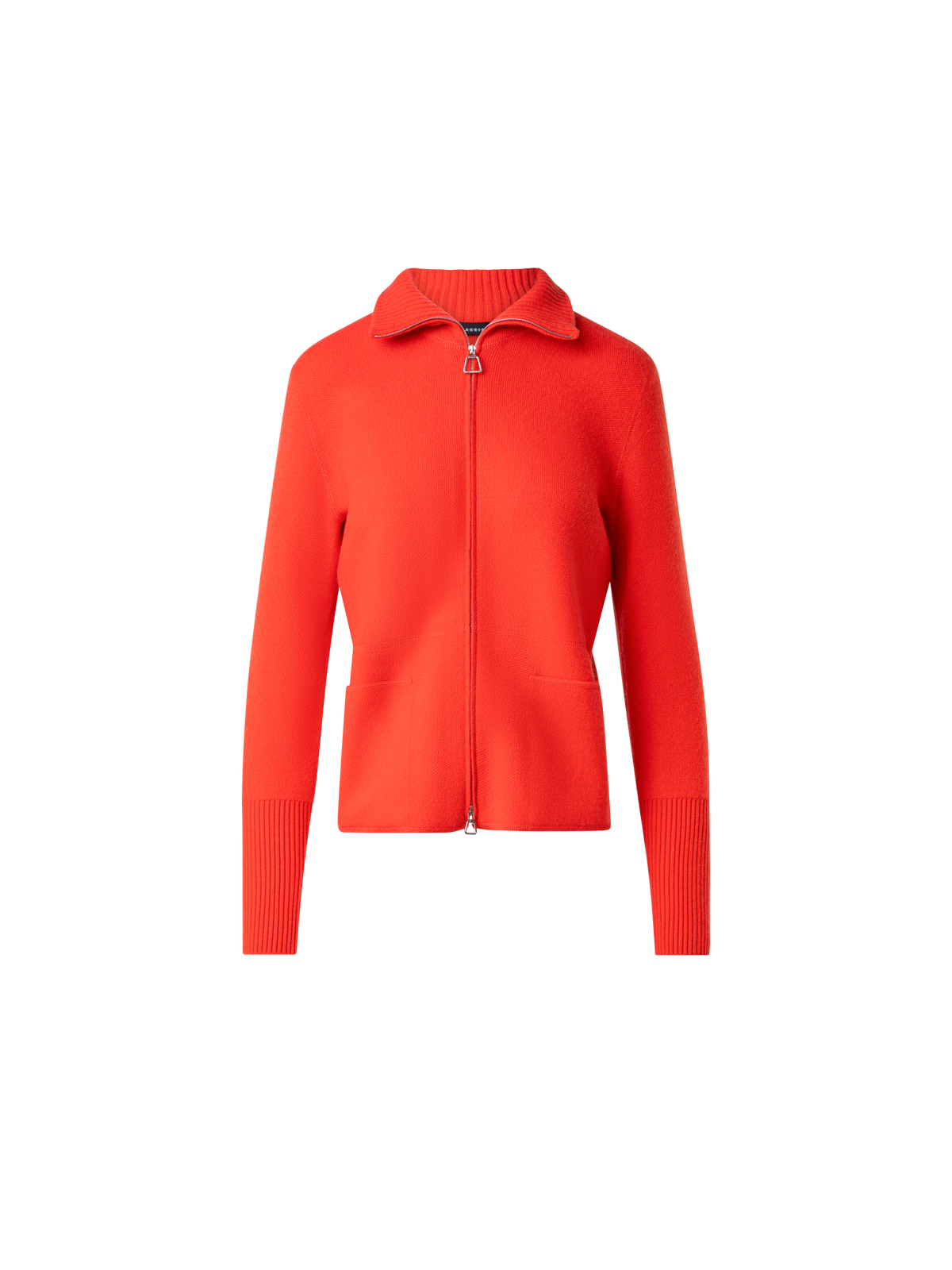 Designer Strickjacke aus 100 % Kaschmir - Rot