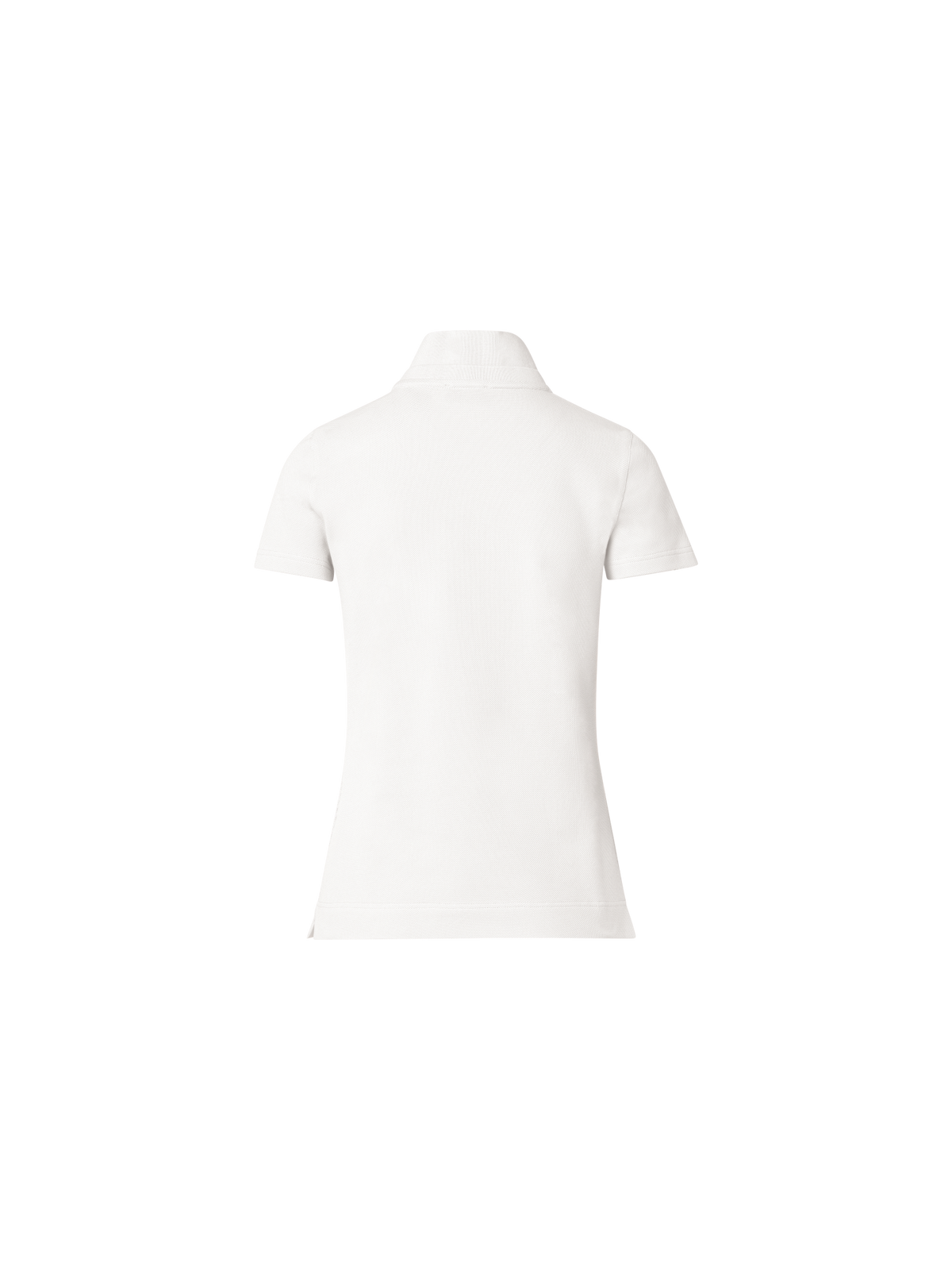 Designer Baumwoll-Poloshirt - Weiss