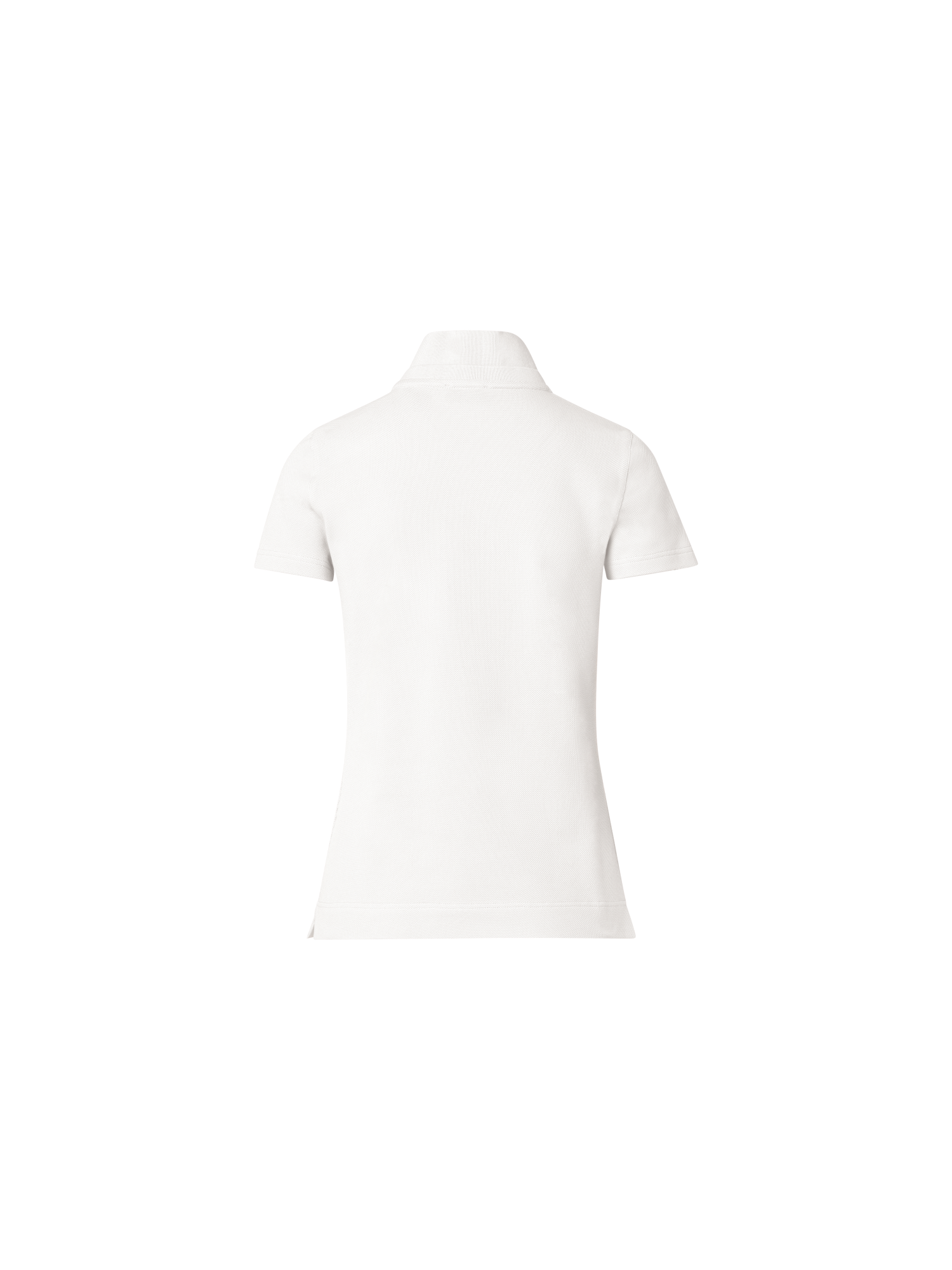 Designer Baumwoll-Poloshirt - Weiss