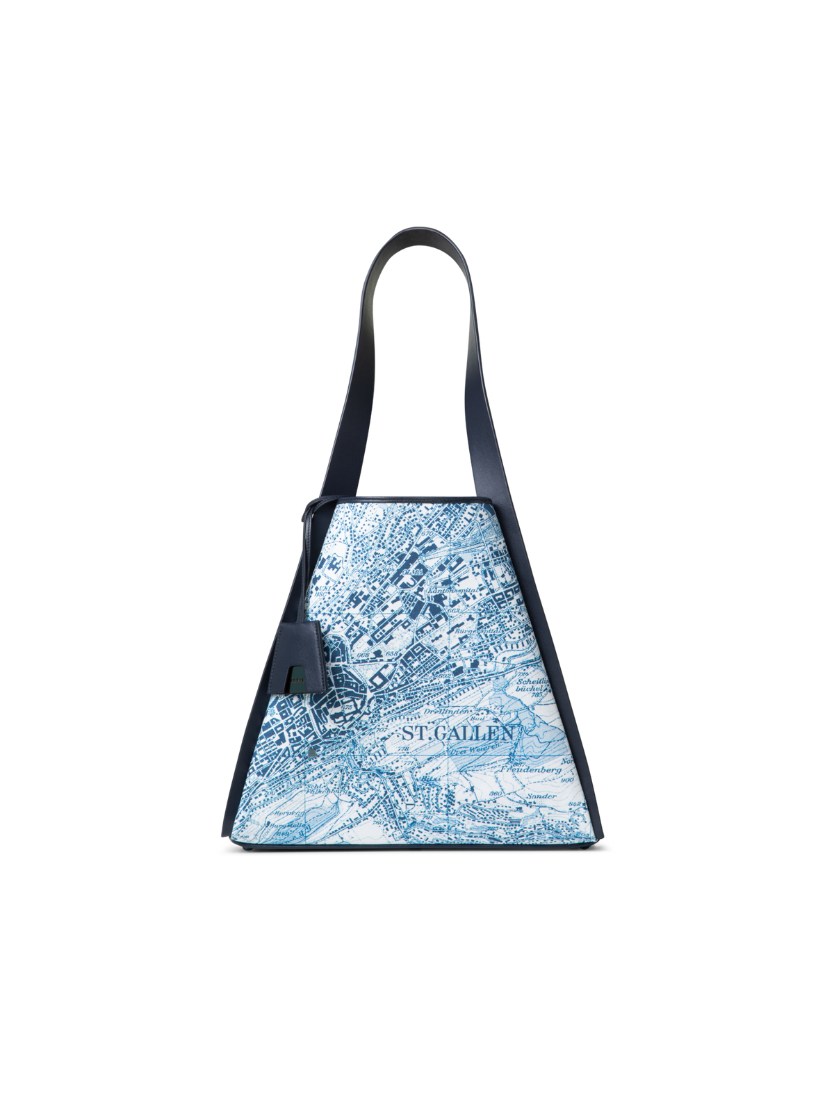 Designer Alex Medium Tote - Blau - Bunt
