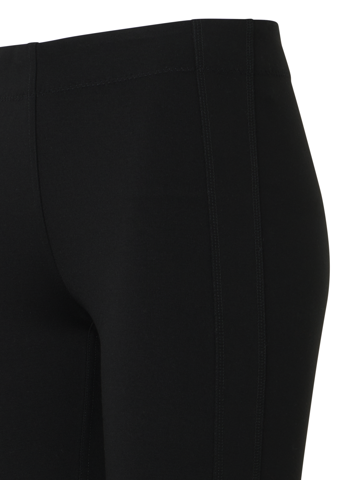 Designer Figurbetonte Jersey-Leggings - Schwarz