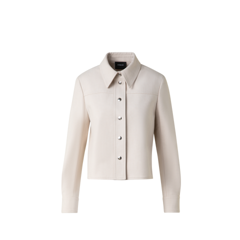 Kurze Baumwoll-Denim-Jacke