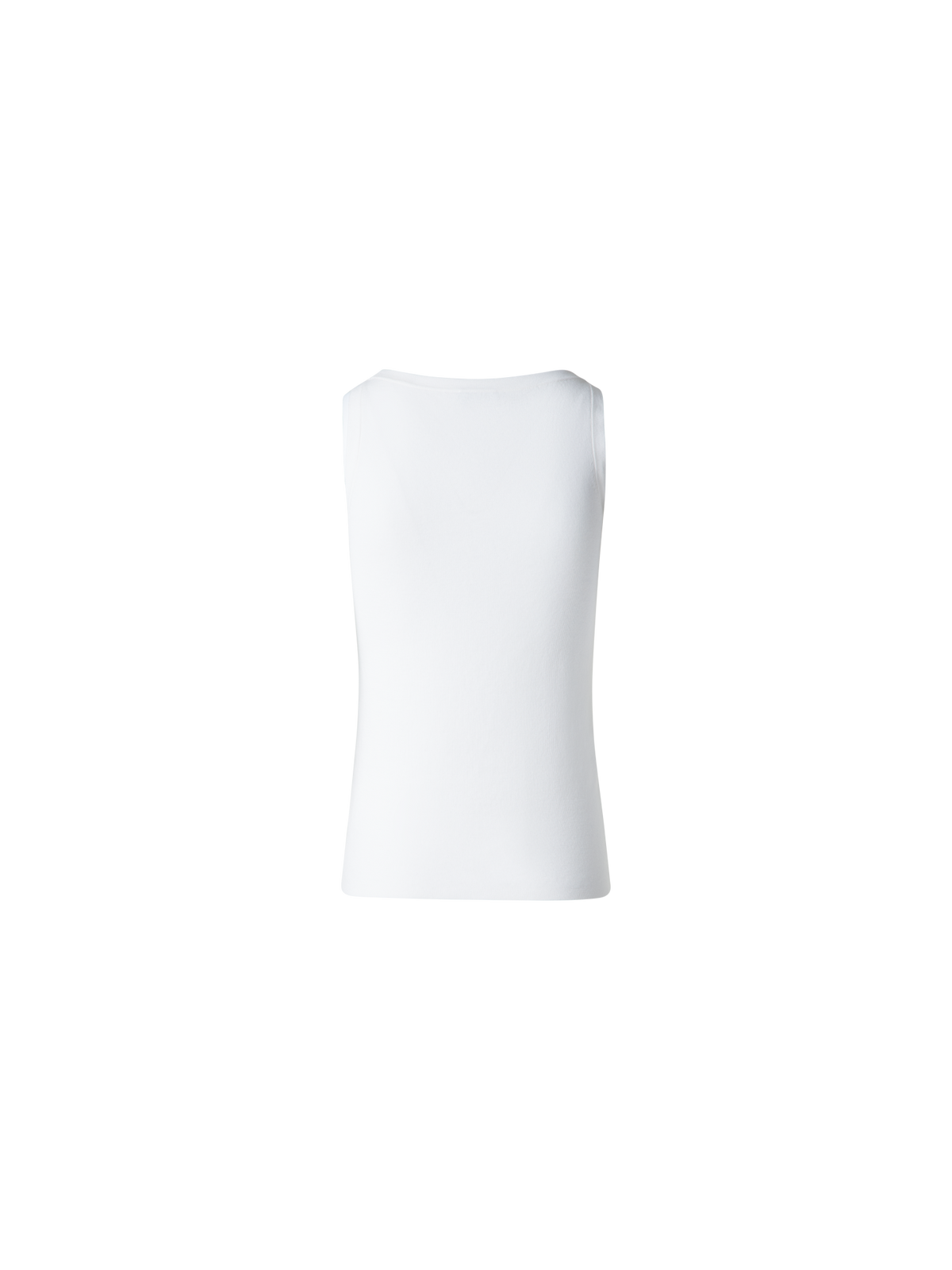 Designer Cremefarbenes Strick-Tank-Top - Ecru - Weiss