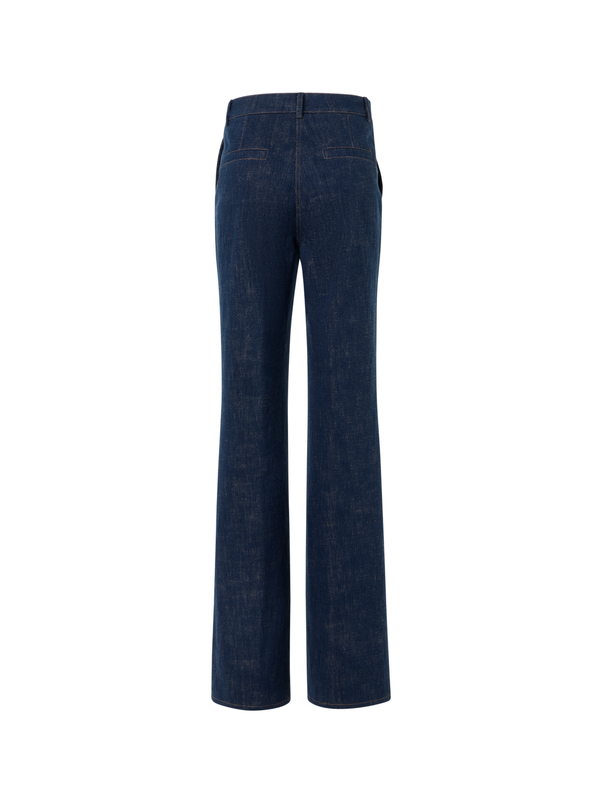 Designer Bootcut Hose aus Winter-Denim - Dunkelblau