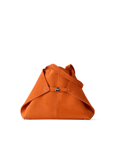 Designer Ai Medium Shoulder Tote Bag - Orange