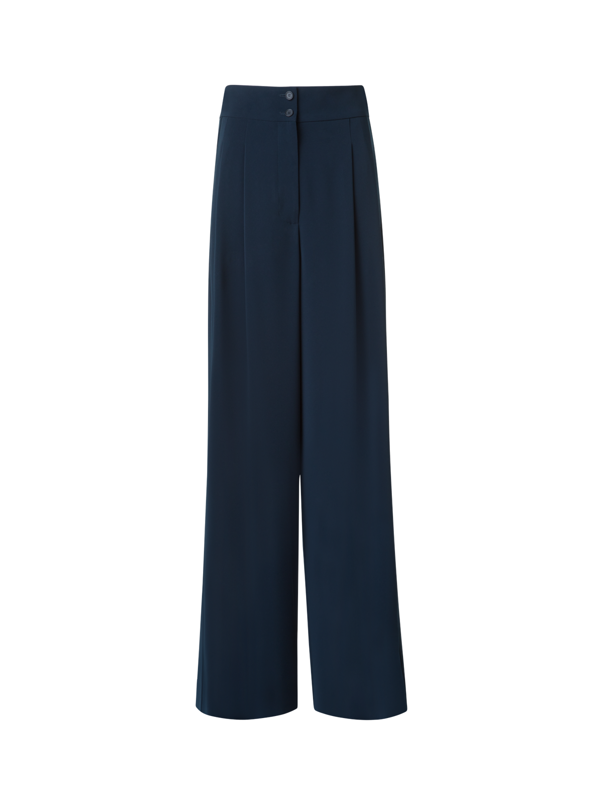 Designer Weite Hose im Signature Laser Cut - Dunkelblau - Blau