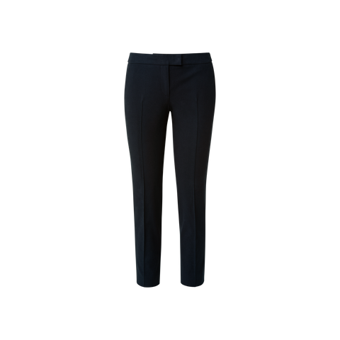 Cropped Slim-Fit Hose aus Baumwolle