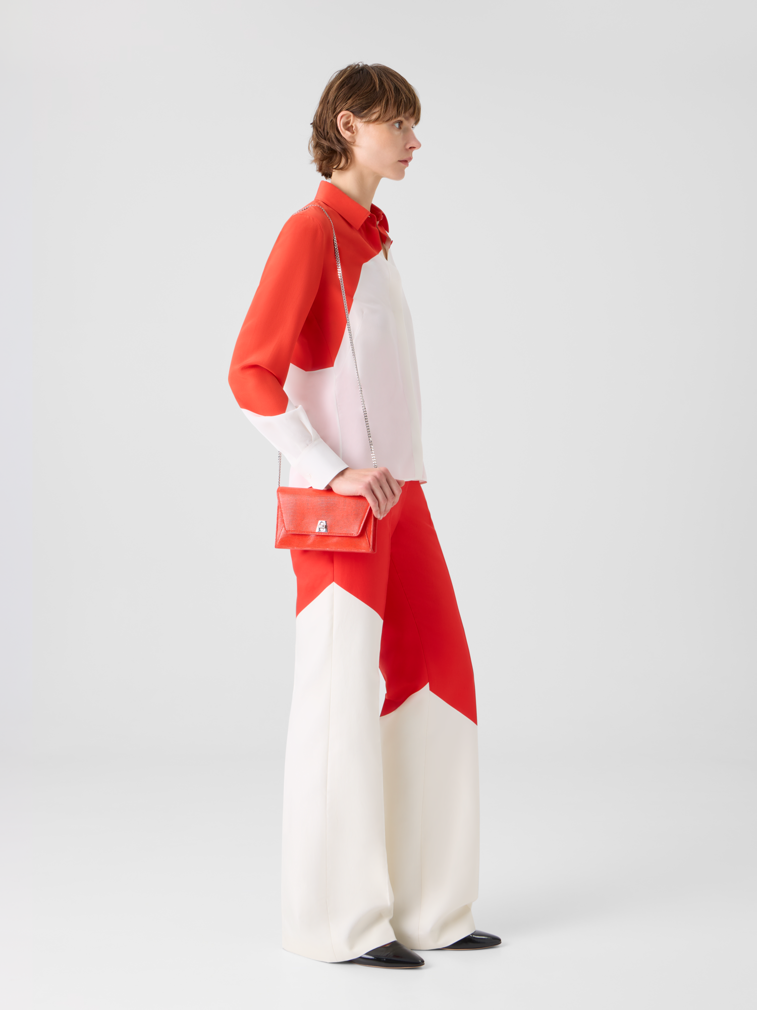 Designer Anouk Envelope Bag - Rot - Orange