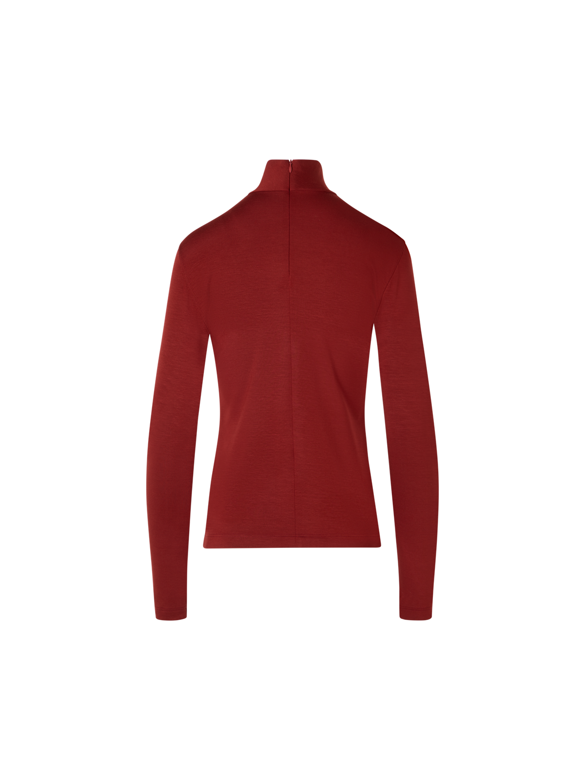 Designer Tailliertes Modal-Shirt mit Punto Dot Detail - Rot