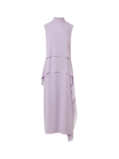 Designer Ärmelloses Kleid aus Seidengeorgette