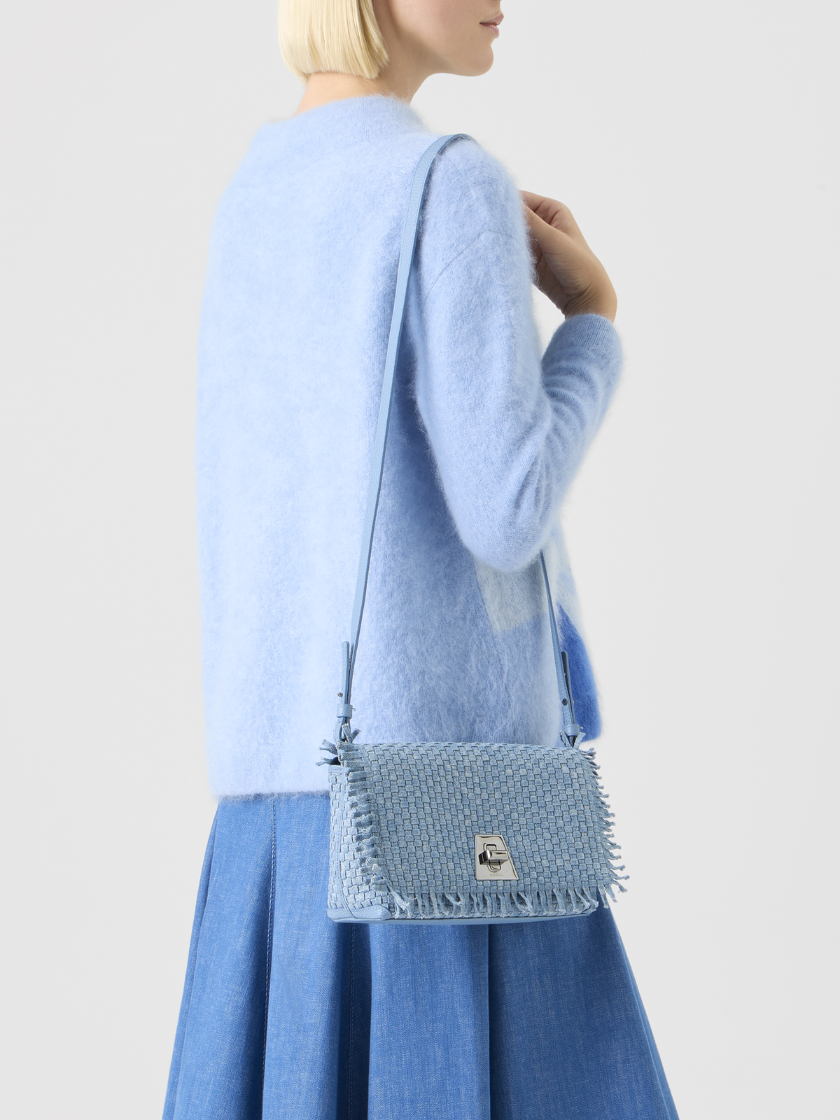 Designer Anouk Small Day Bag - Blau #editorial