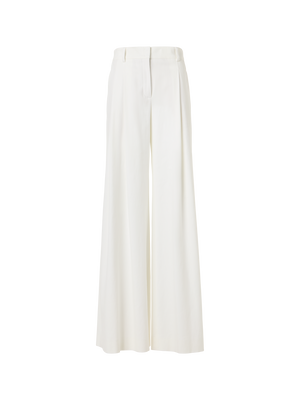 Designer Cassie Hose aus Denim Baumwoll-Stretch  - Ecru - Weiss